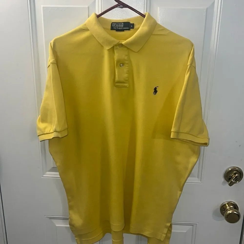 Polo Ralph Lauren shirt yellow blue